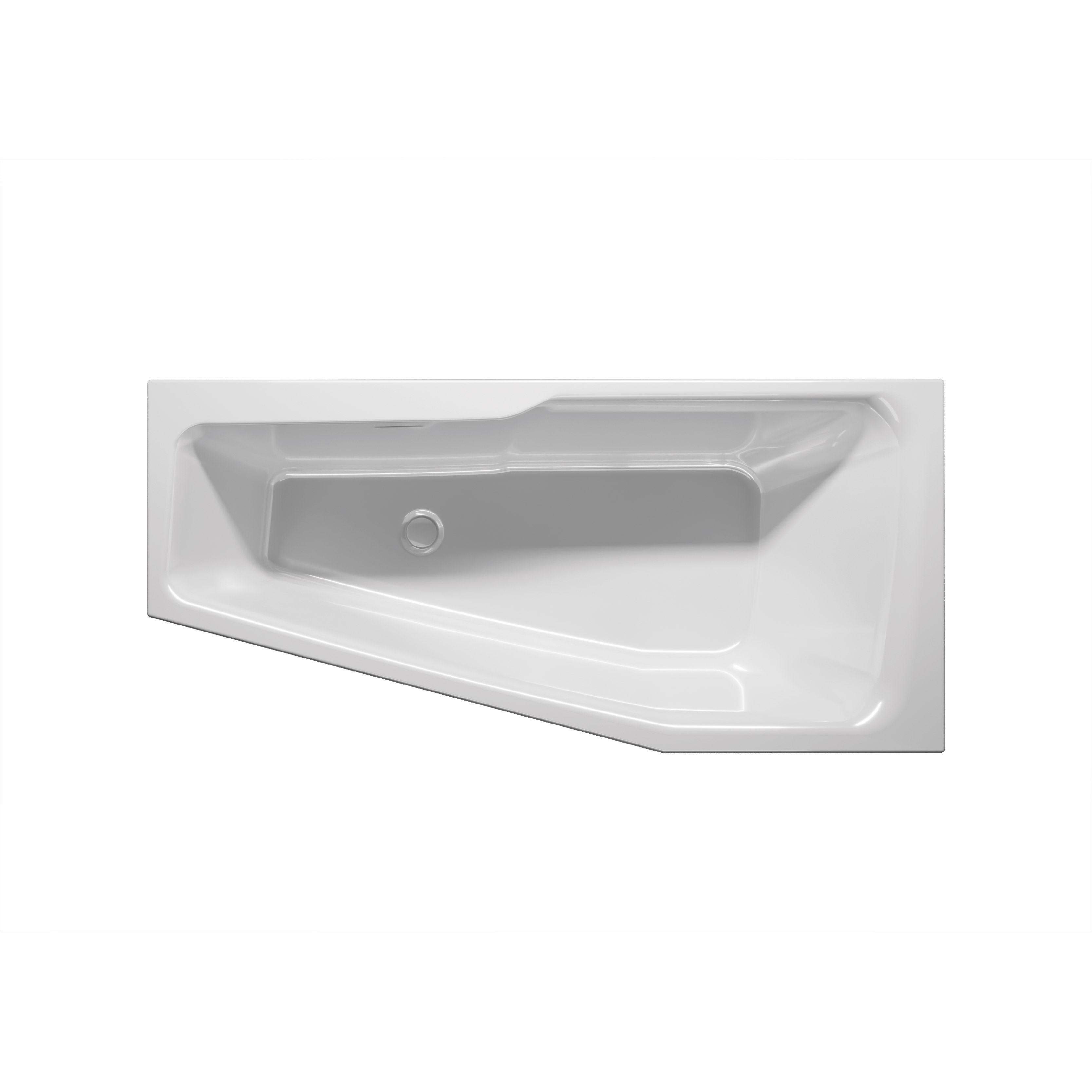 Riho Rethink Space Plug&Play baignoire avec habillage 160x75 cm côté gauche blanc B112005005