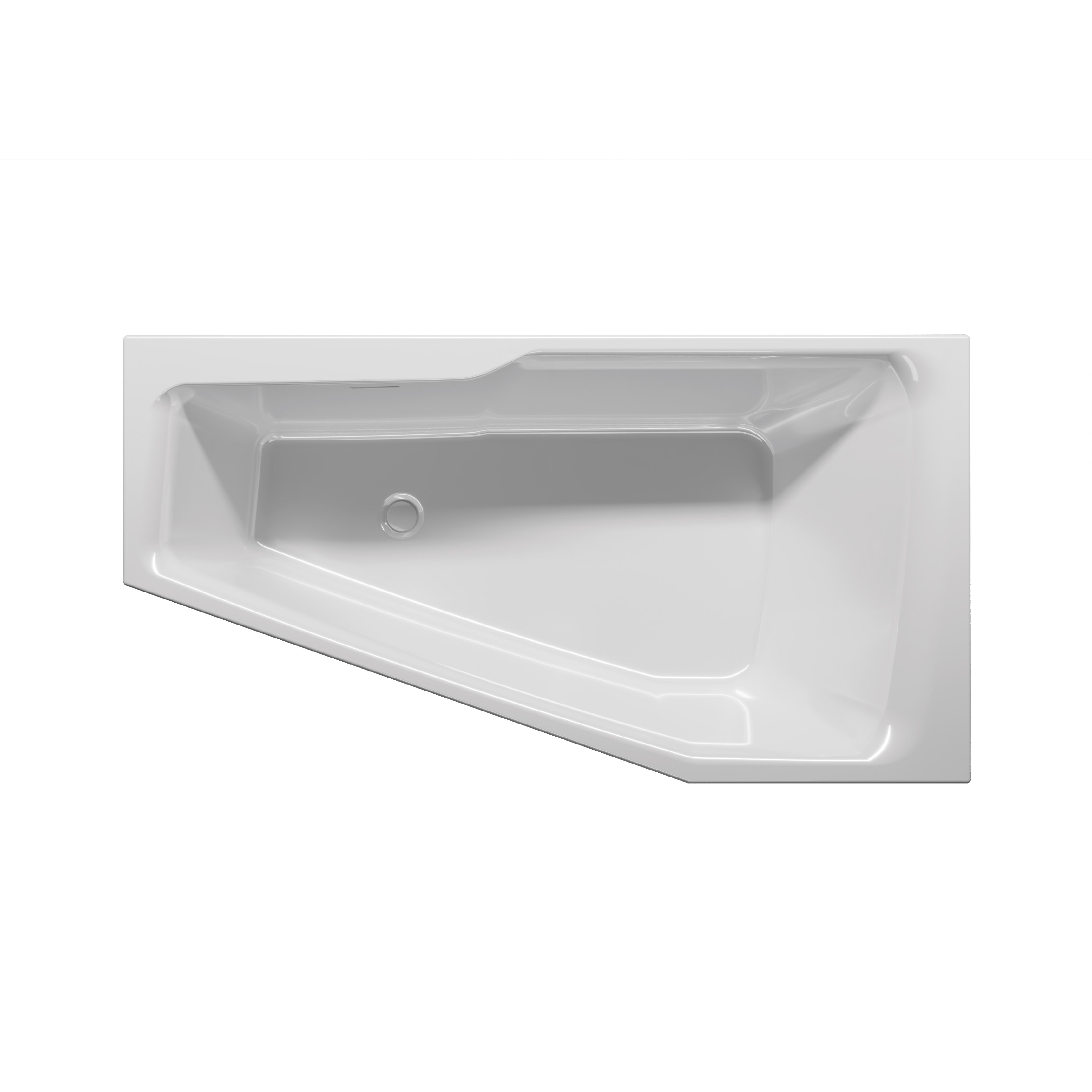 Riho Rethink Space Plug&Play baignoire avec habillage 170x90 cm côté gauche blanc B114005005