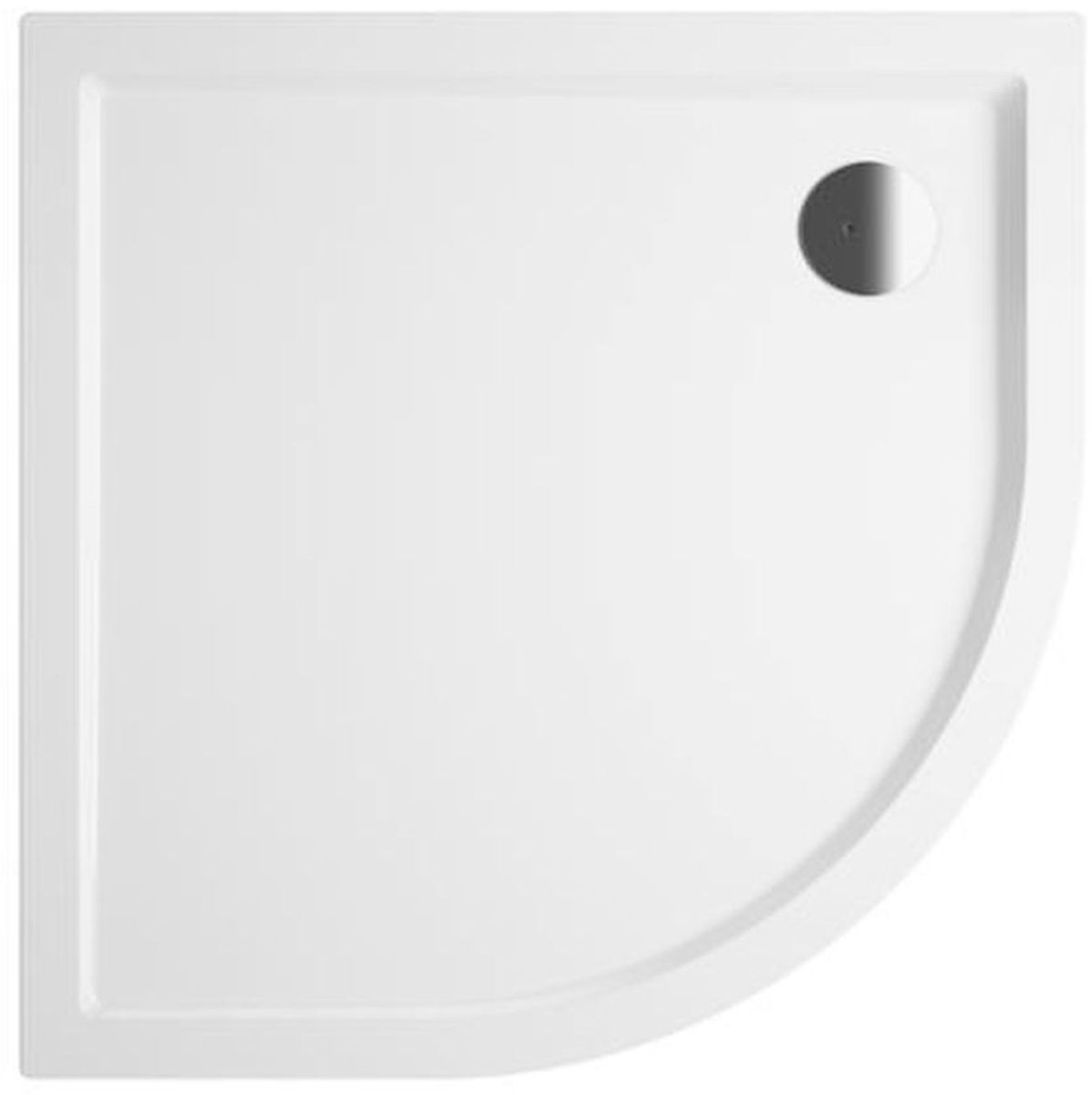Riho Zurich receveur de douche semi-circulaire 90x90 cm blanc D001022005