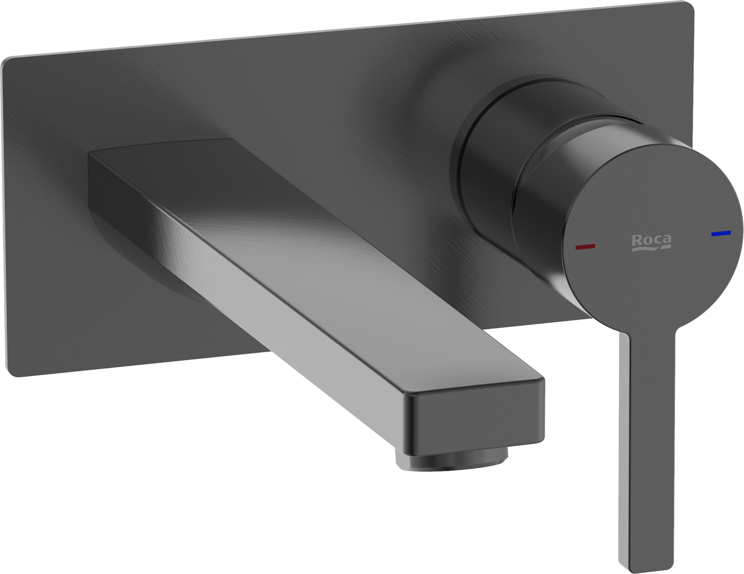 Roca Naia Black mitigeur de lavabo encastrée noir A5A3596NM0