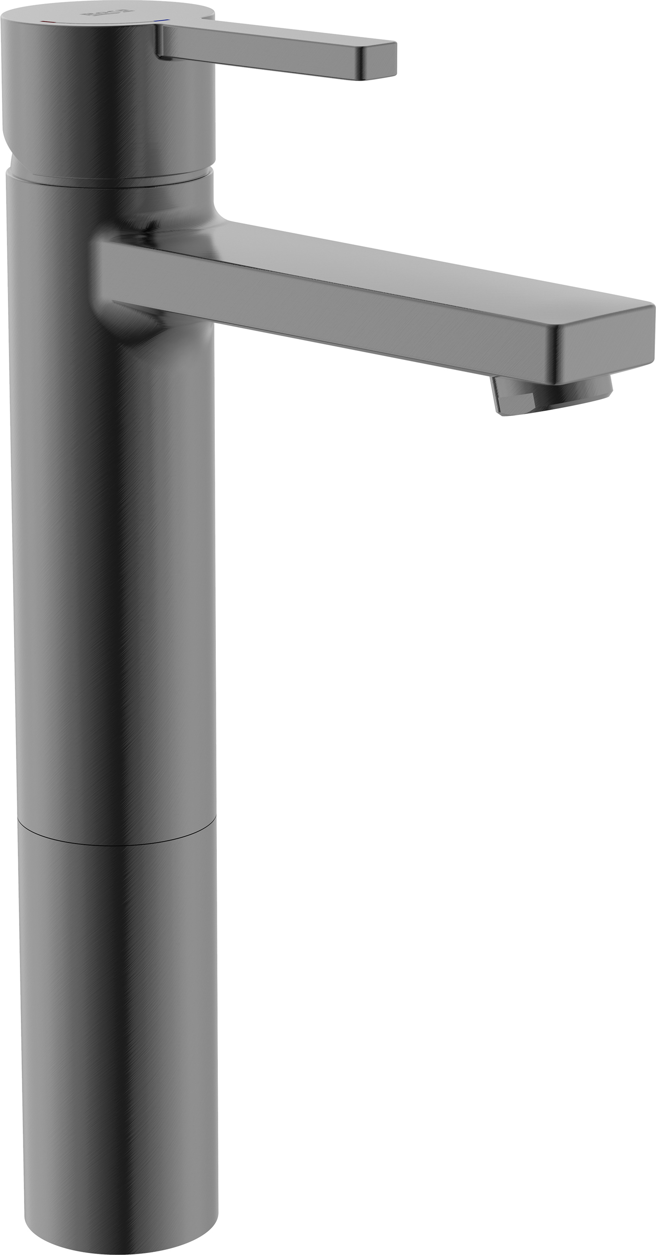 Roca Naia Black mitigeur de lavabo sur pied noir A5A3B96NM0