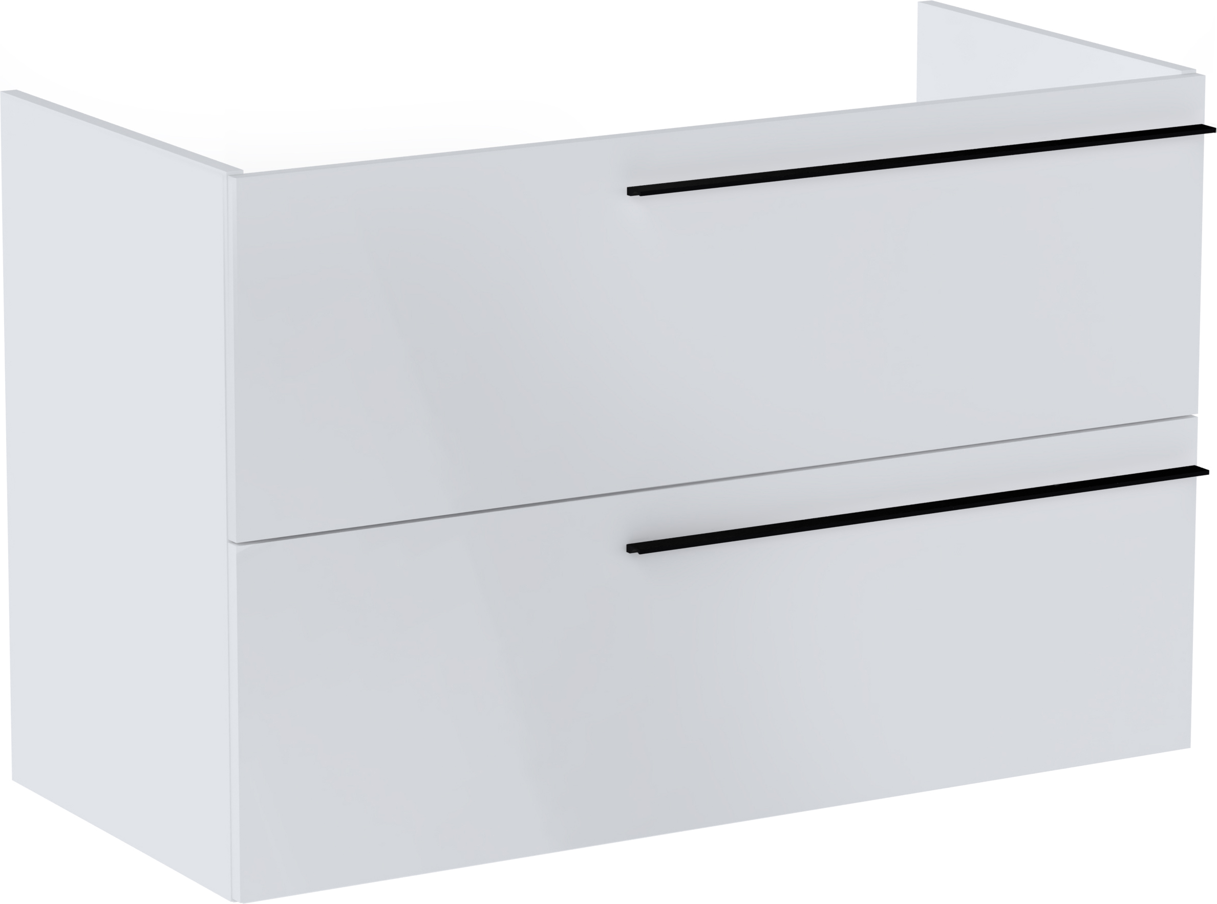 Roca Ella armoire 98.5x44.6x63.5 cm sous-lavabo suspendu blanc A857771806