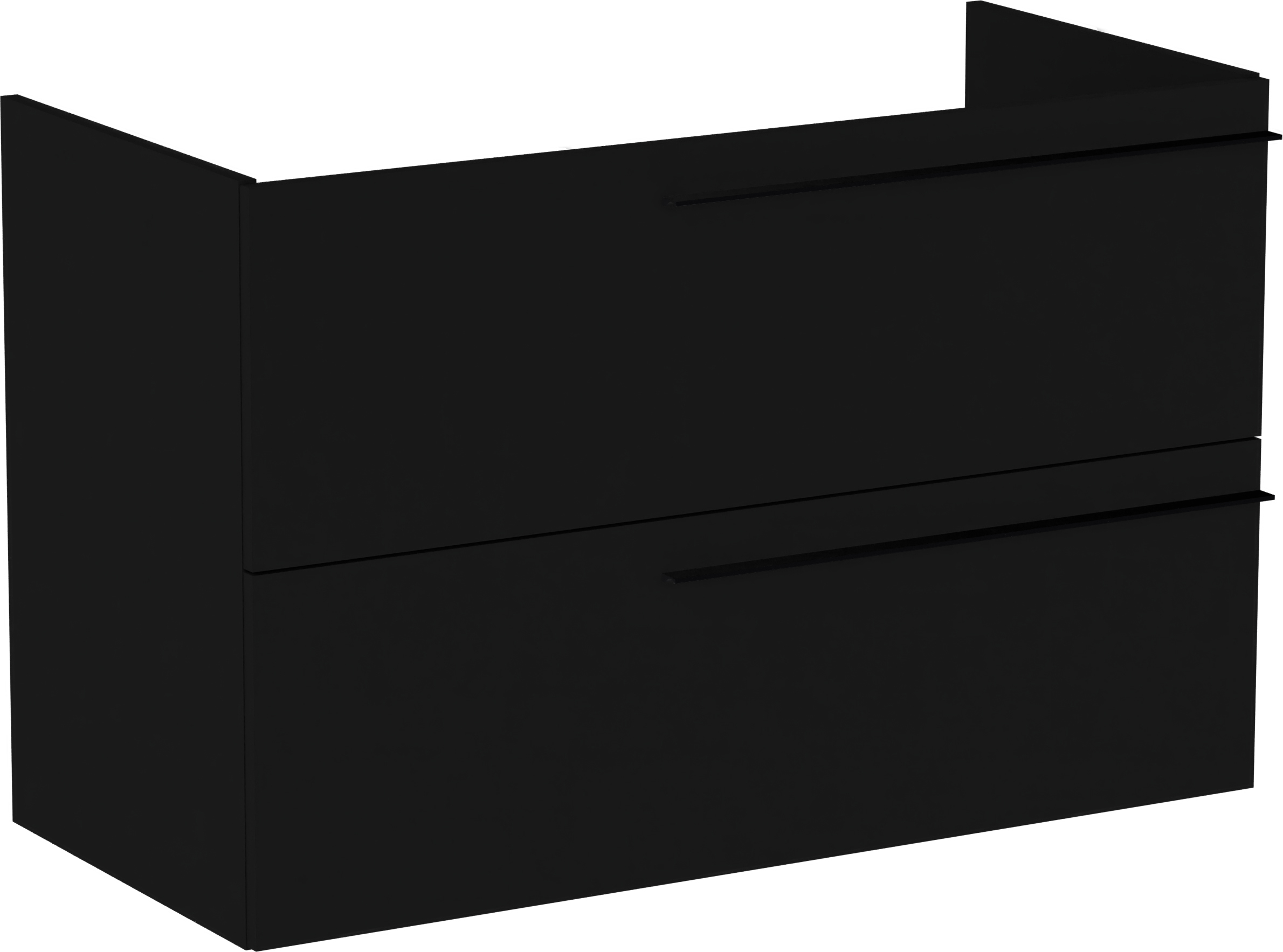 Roca Ella armoire 98.5x44.6x63.5 cm sous-lavabo suspendu noir A857771532