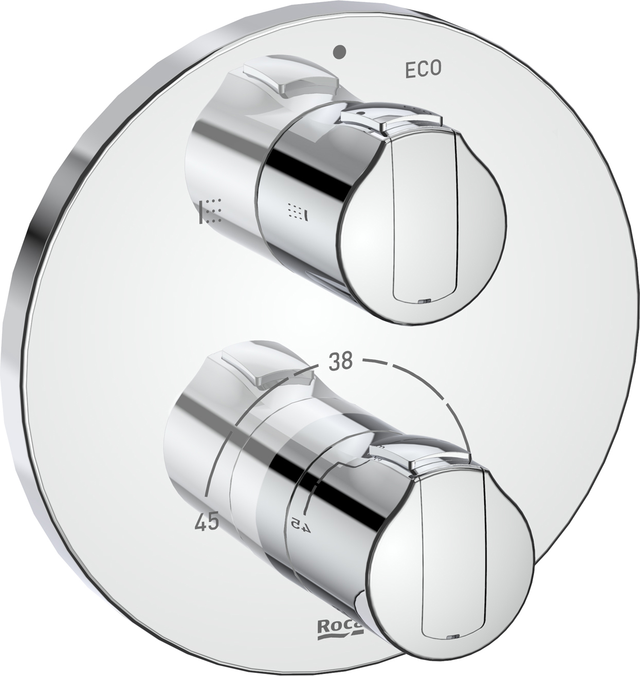 Roca T-1000 mitigeur bain-douche encastrée oui chrome A5A0D09C00