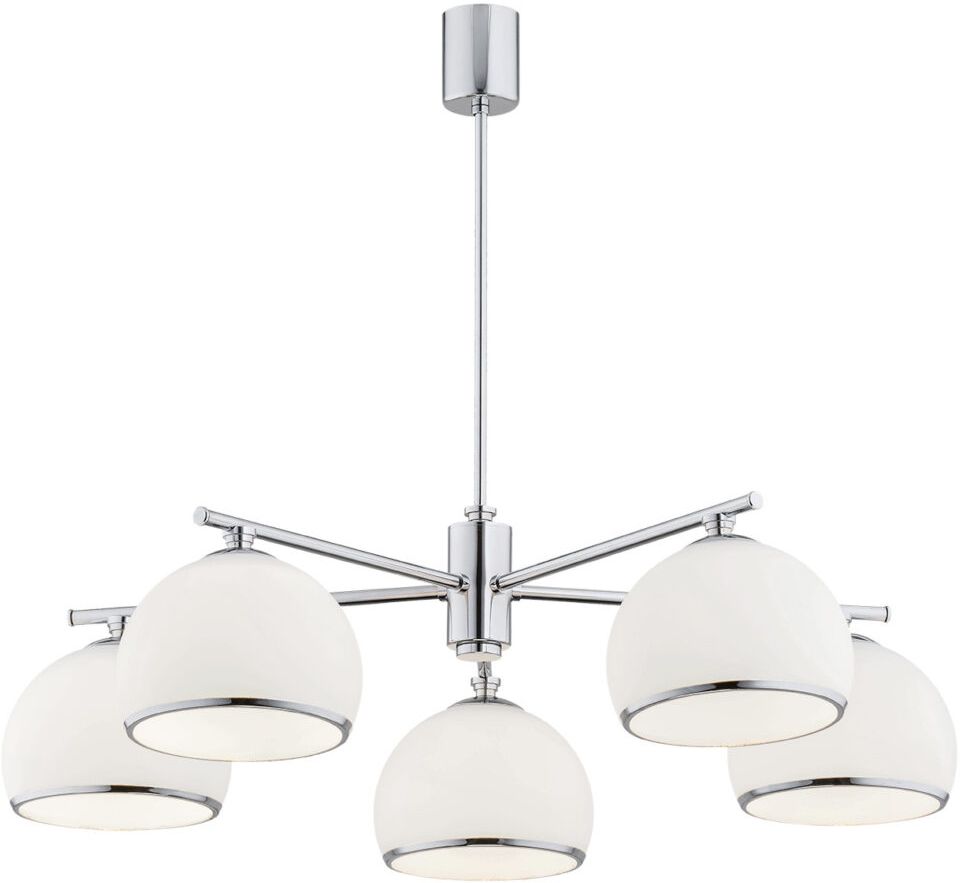 Argon Marbella plafonnier 5x15 W chrome-opale 2087