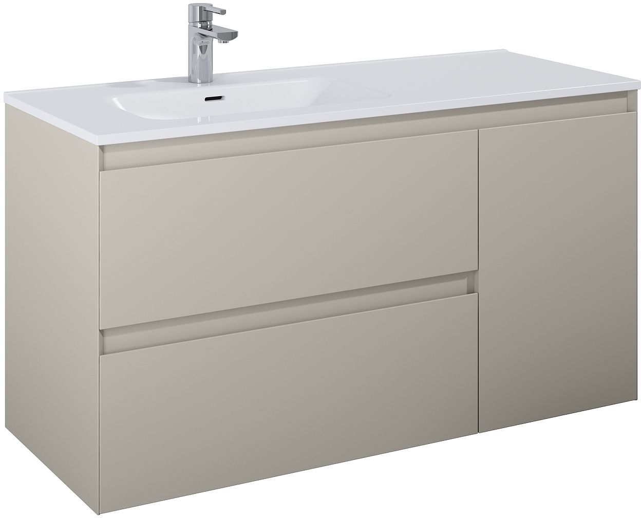 Elita Split armoire 120x45.8x63.5 cm sous-lavabo suspendu beige RE011206257020