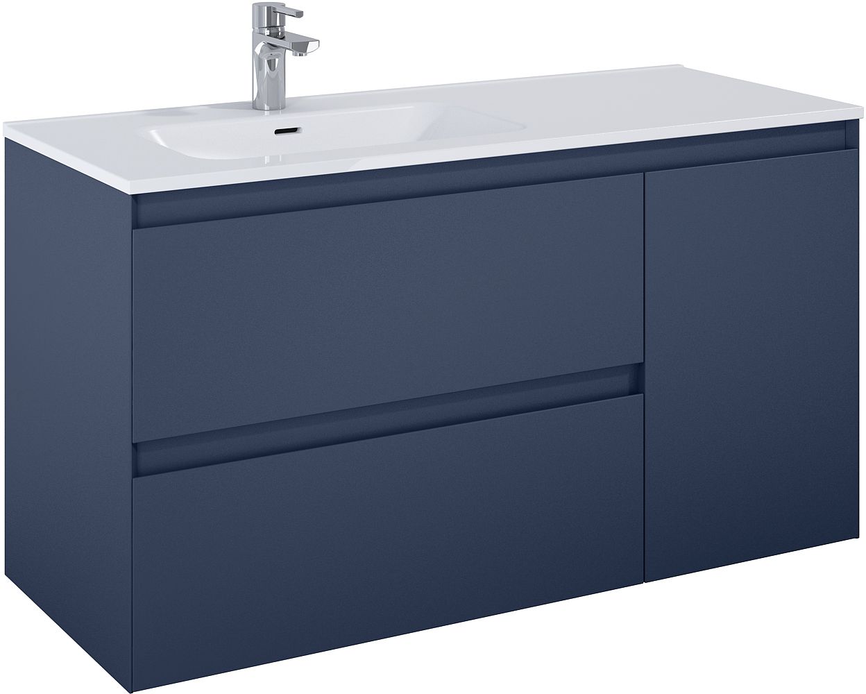 Elita Split armoire 120x45.8x63.5 cm sous-lavabo suspendu bleu RE011206257030