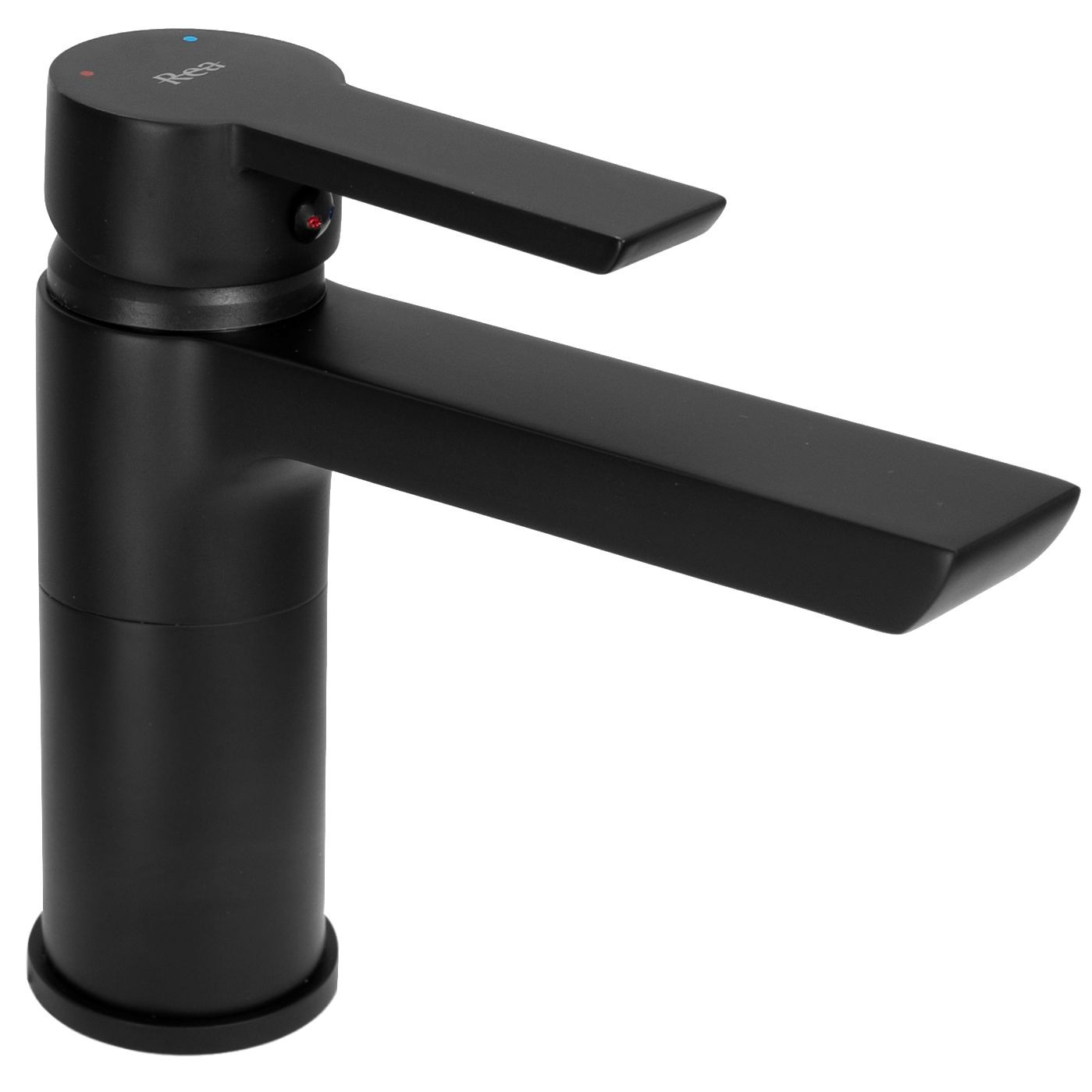 Rea Argus mitigeur de lavabo sur pied noir REA-B6210