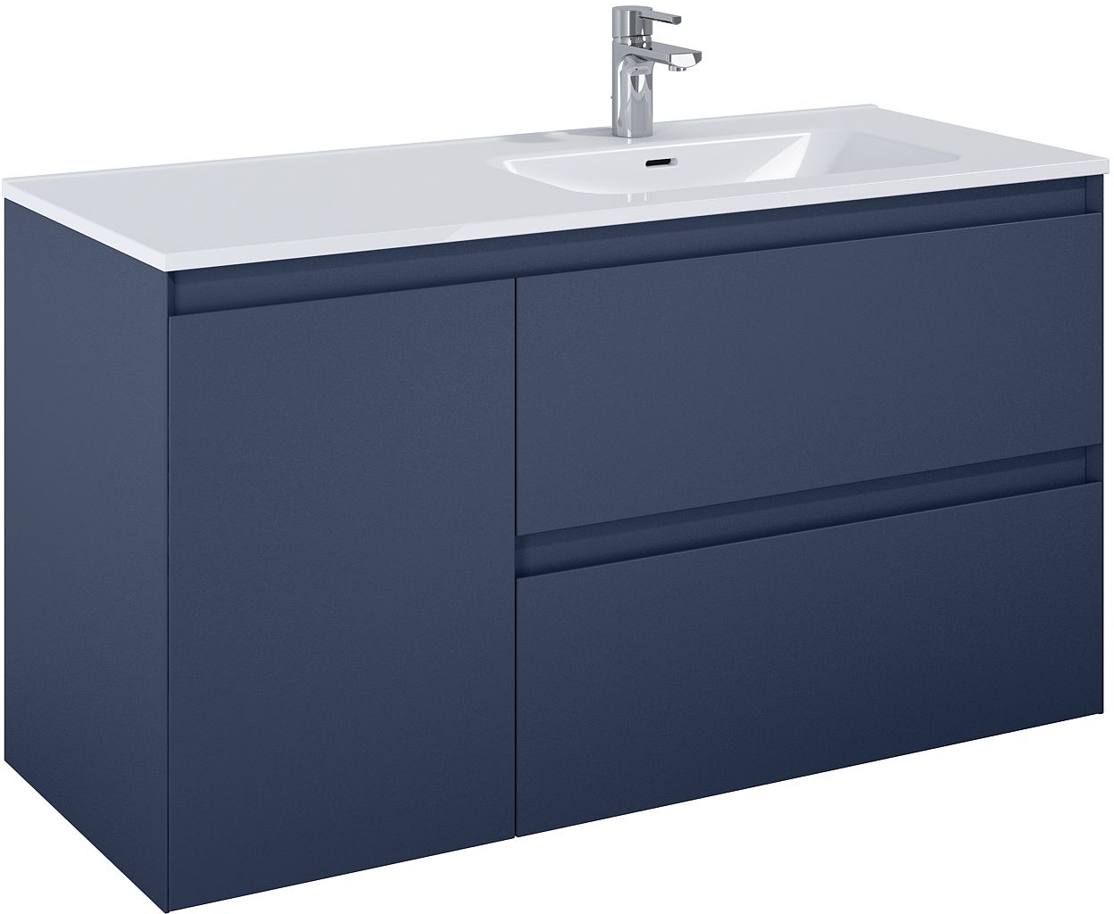 Elita Split armoire 120x45.8x63.5 cm sous-lavabo suspendu bleu RE011205257030