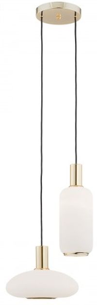 Argon Sagunto lampe suspendue 2x15 W laiton-opale 896