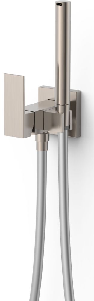 Tres Cuadro Exclusive mitigeur bidet avec kit de douche encastrée acier 00612301AC