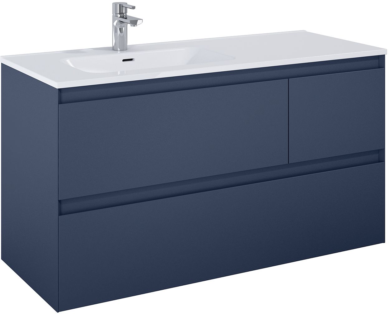 Elita Split armoire 120x45.8x63.5 cm sous-lavabo suspendu bleu RE012006157030