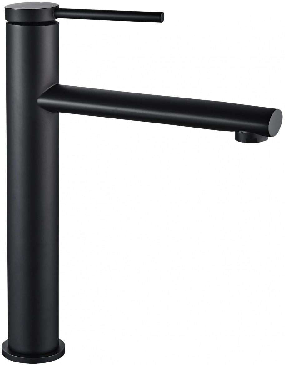 Rea Oval bateria umywalkowa stojąca czarna REA-B6511