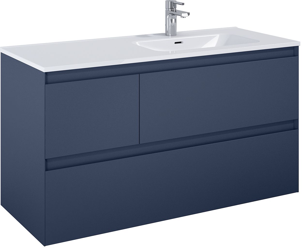 Elita Split armoire 120x45.8x63.5 cm sous-lavabo suspendu bleu RE012005157030