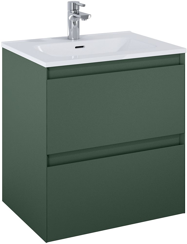 Elita Split armoire 60x45.8x63.5 cm sous-lavabo suspendu vert 168997
