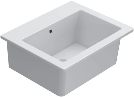 Globo Forty3 lavabo 60x50 cm rectangulaire classique blanc FO063BI