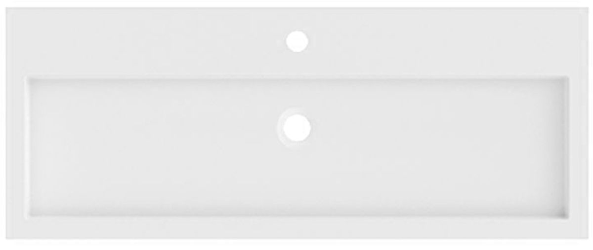 Riho Spring Vow lavabo 100.3x40.2 cm rectangulaire classique-de meuble blanc W004008105