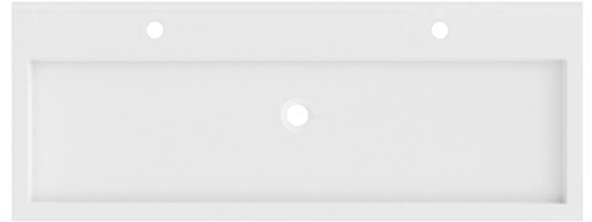 Riho Spring Vow lavabo 120.3x46.2 cm rectangulaire classique-de meuble blanc W004005105