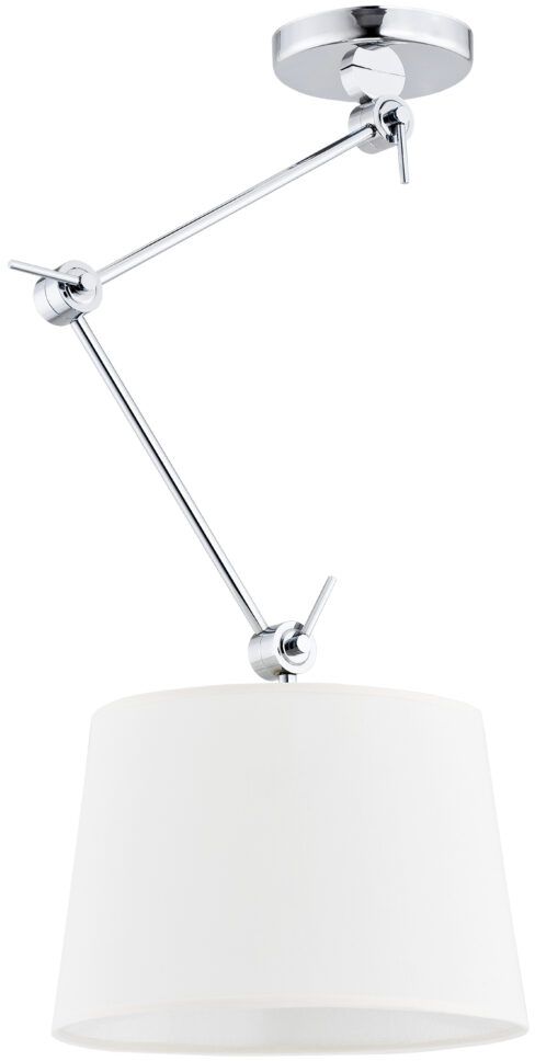 Argon Zakyntos lampe suspendue 1x15 W blanc-chrome 3548