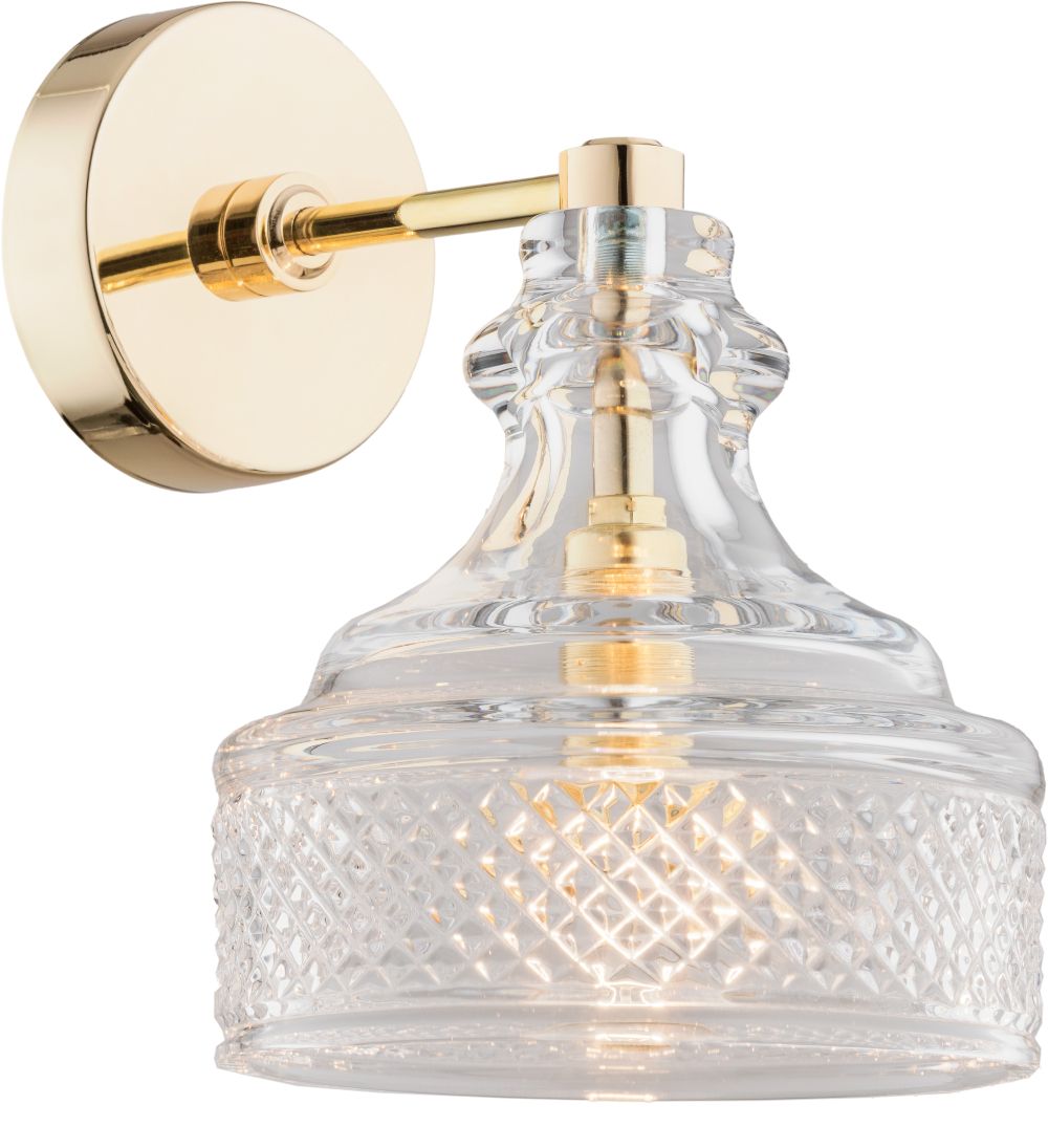 Argon Cruz applique murale 1x7 W laiton-transparent 4199
