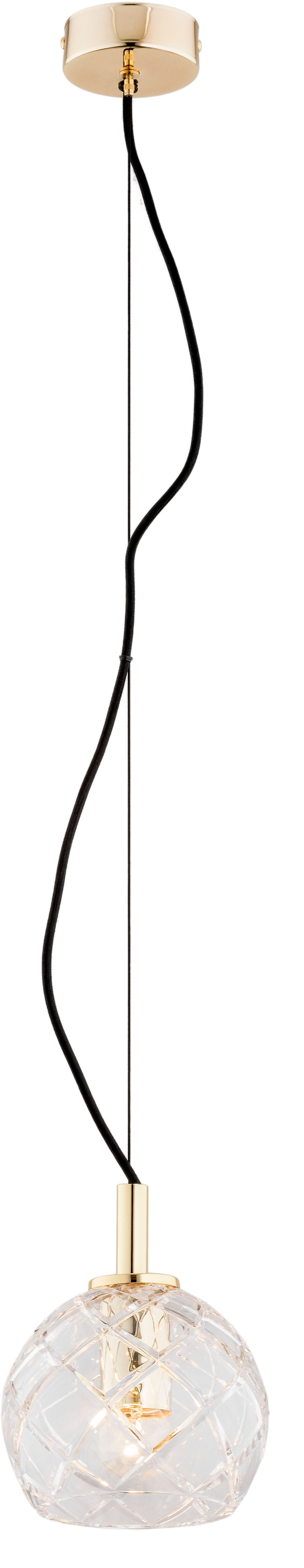 Argon Oviedo lampe suspendue 1x15 W laiton-transparent 4200