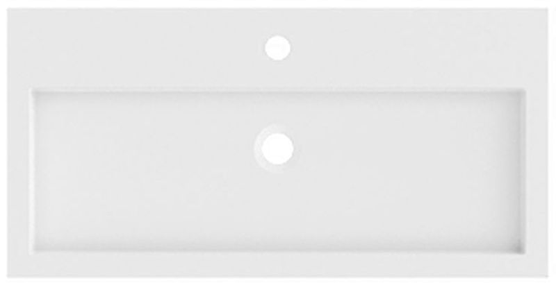 Riho Spring Vow lavabo 80x40 cm rectangulaire de meuble blanc W004007105
