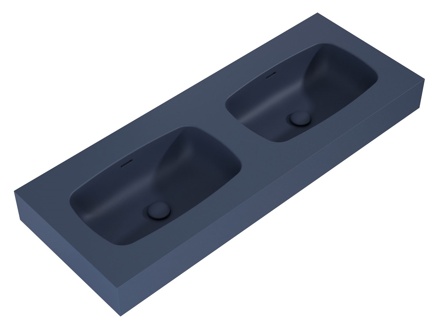 Elita Dimple lavabo 121x46 cm rectangulaire classique-double bleu RE041200027030