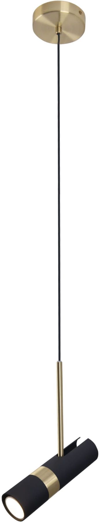 MaxLight Puma lampe suspendue 1x5 W noir-doré P0408