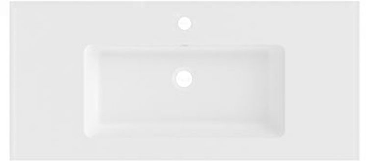 Riho Spring Dew lavabo 100x46 cm rectangulaire de meuble blanc W003003105