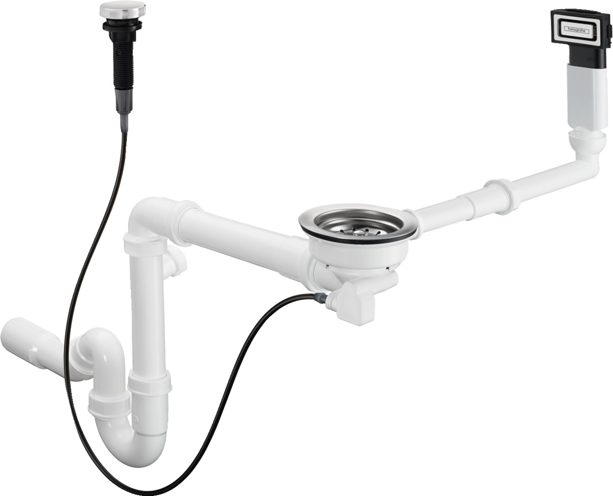 Hansgrohe D16 kit siphon et trop-plein 43937000