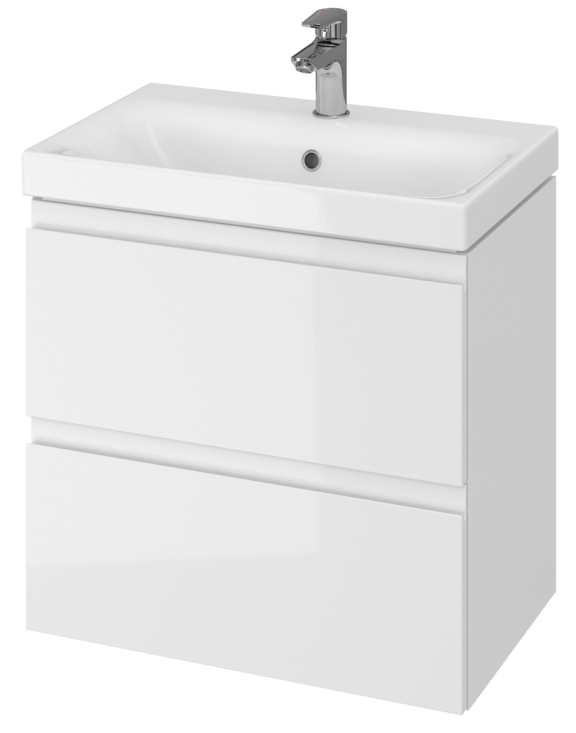 Cersanit Moduo armoire 59.5x37.5x57 cm sous-lavabo suspendu blanc S590-004-ECO