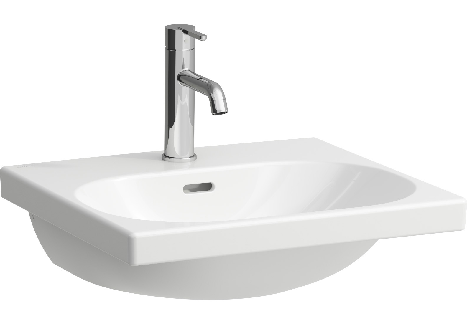 Laufen Lua lavabo 50x46 cm rectangulaire de meuble blanc H8100810001041