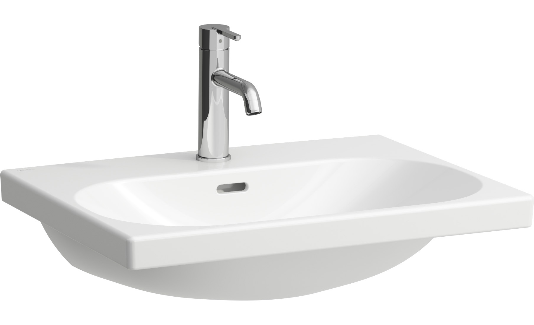 Laufen Lua lavabo 60x46 cm rectangulaire de meuble blanc H8100830001091