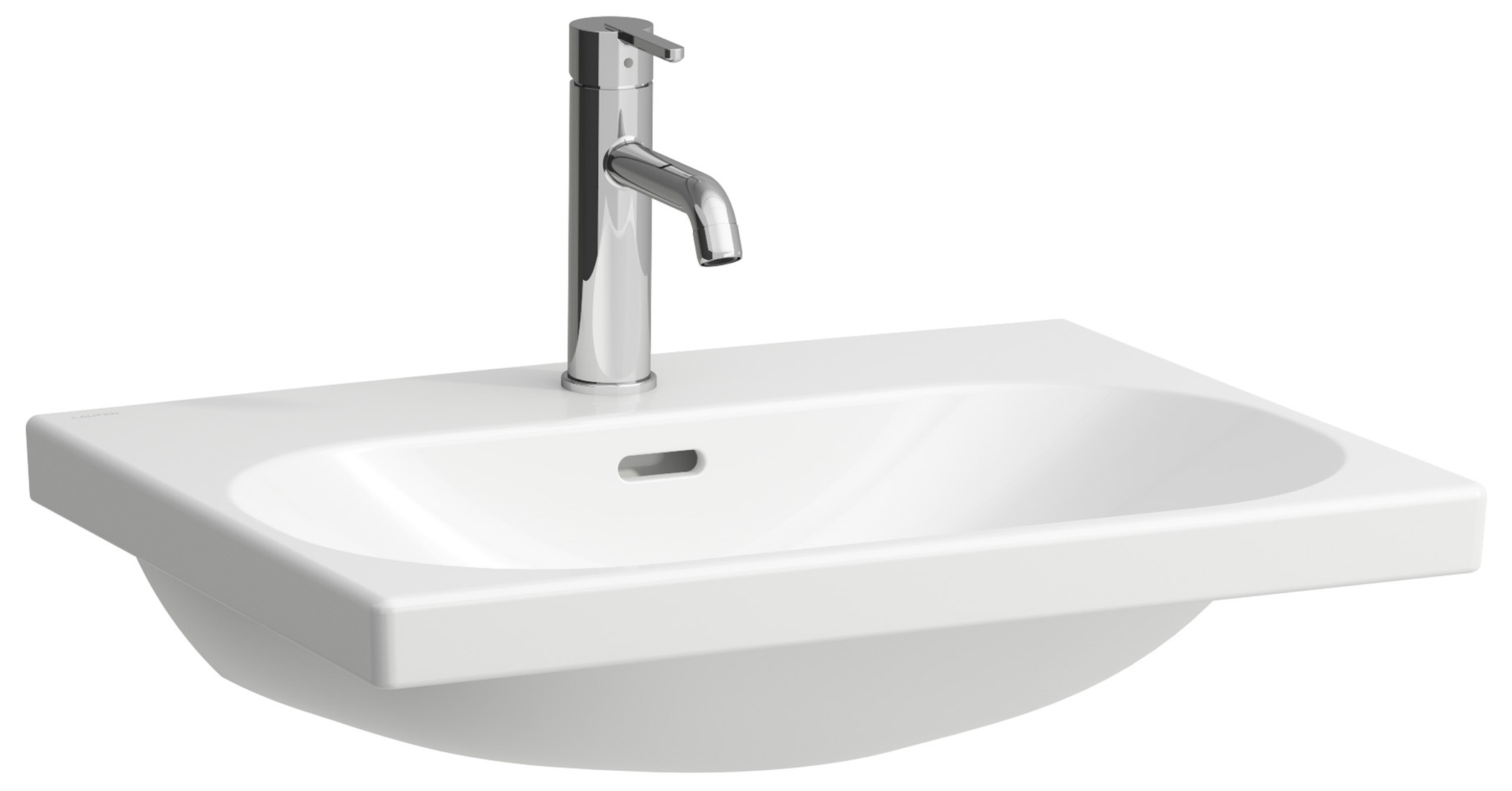 Laufen Lua lavabo 60x46 cm rectangulaire classique blanc brillant H8160830001041