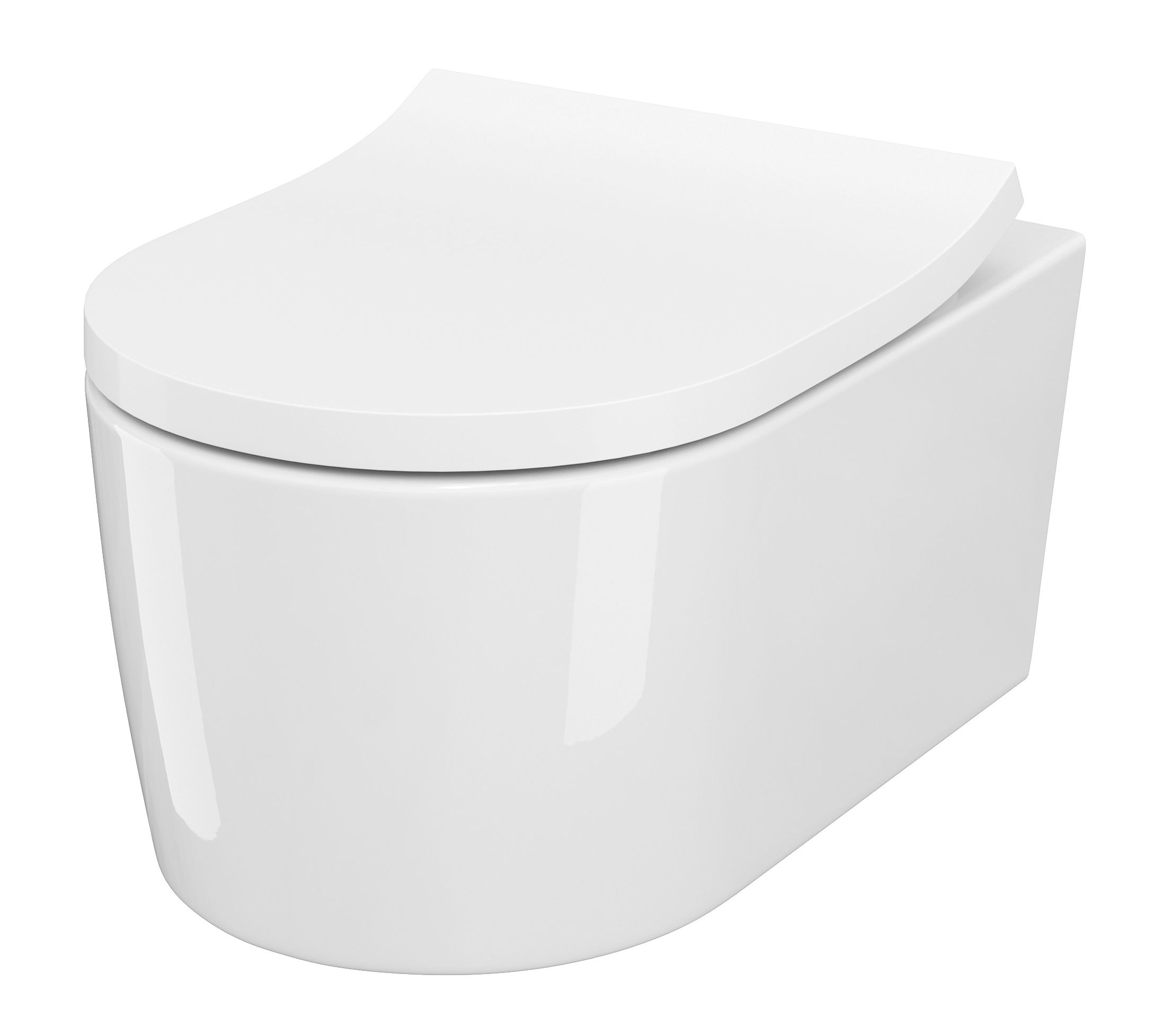 Set cuvette de WC Cersanit Inverto K671-001-ECO, abattant de WC Cersanit Inverto K98-0187-ECO