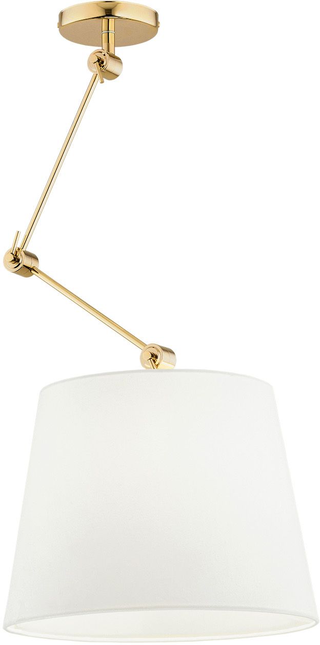 Argon Zakyntos lampe suspendue 1x15 W blanc-laiton 4895