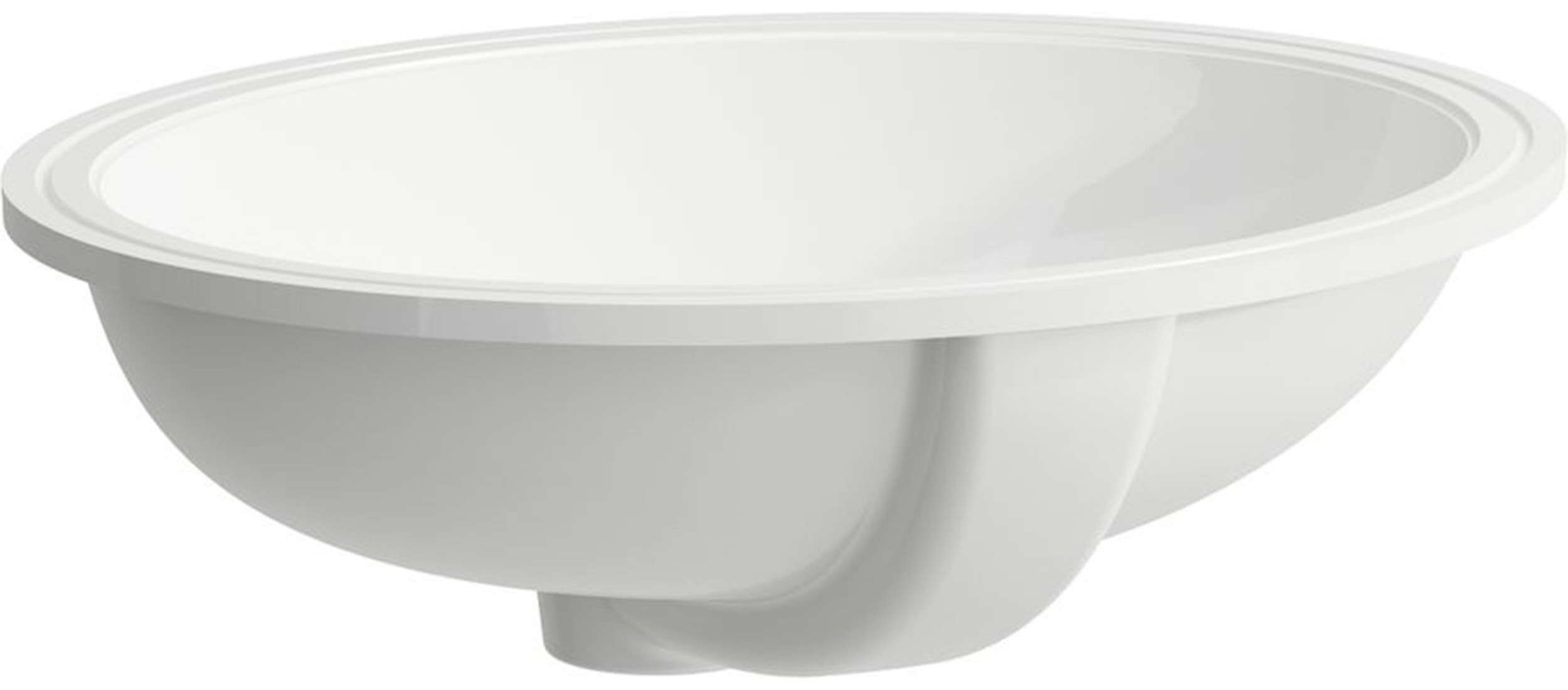 Laufen Savoy lavabo 44x36 cm ovale sous plan blanc brillant H8189430001091