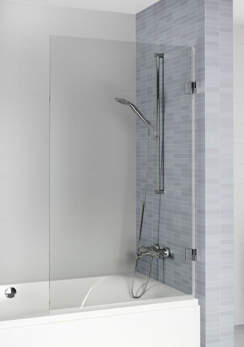 Riho Scandic paroi de baignoire 65 cm monobloc chrome brillant/verre transparent G001136120