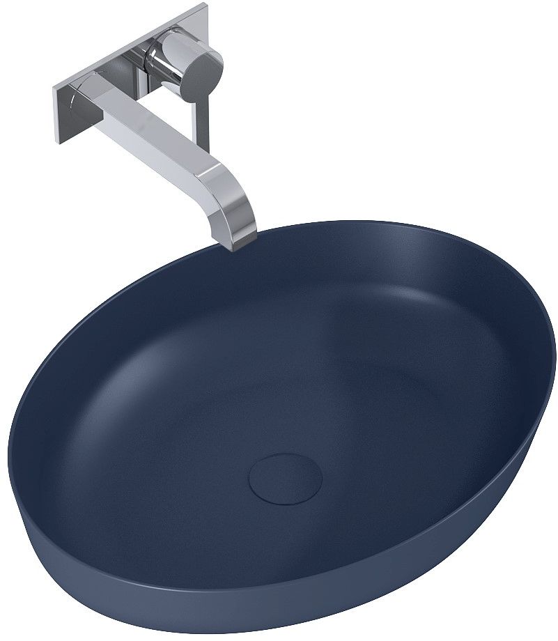 Elita Rika lavabo 52x39.5 cm ovale à poser RE040520087030