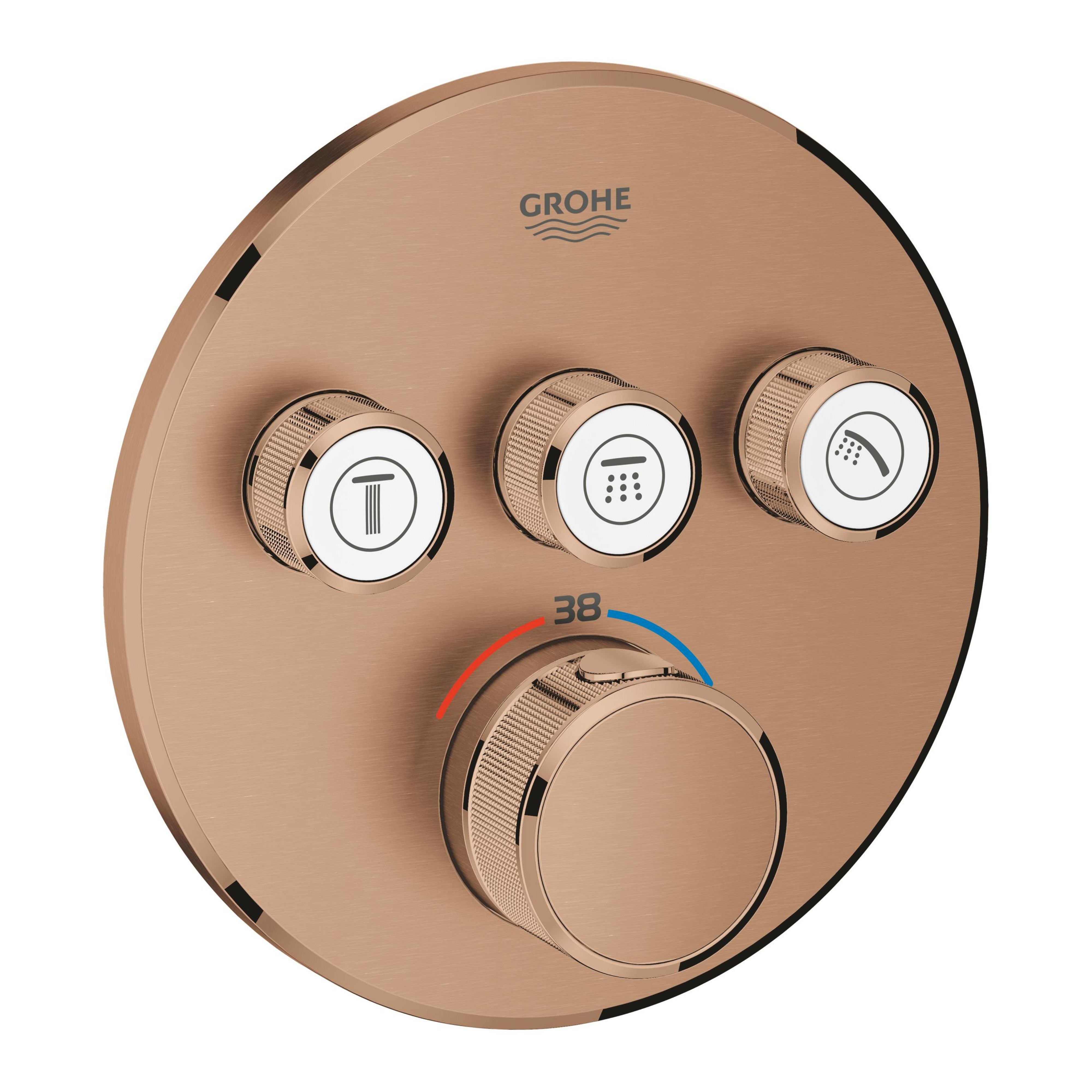 Grohe Grohtherm SmartControl mitigeur bain-douche encastrée oui Brushed Warm Sunset 29121DL0