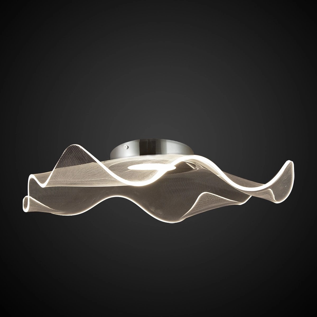 Altavola Design Velo plafonnier 1x30 W chrome-transparent LA101/CE2_chrom