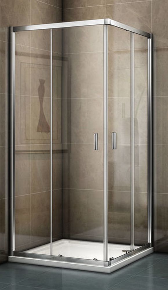 Riho Hamar 2.0 cabine de douche 100x100 cm rectangulaire chrome brillant/verre transparent G007006120