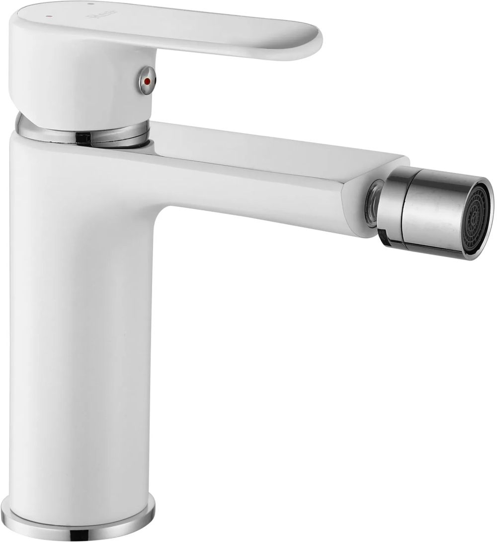 Rea Bloom bateria bidetowa stojąca chrom-biała REA-B9916