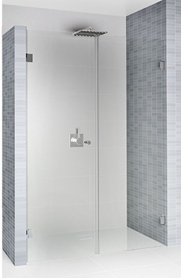 Riho Scandic porte de douche 90 cm à ouverture basculante chrome brillant/verre transparent G001009120