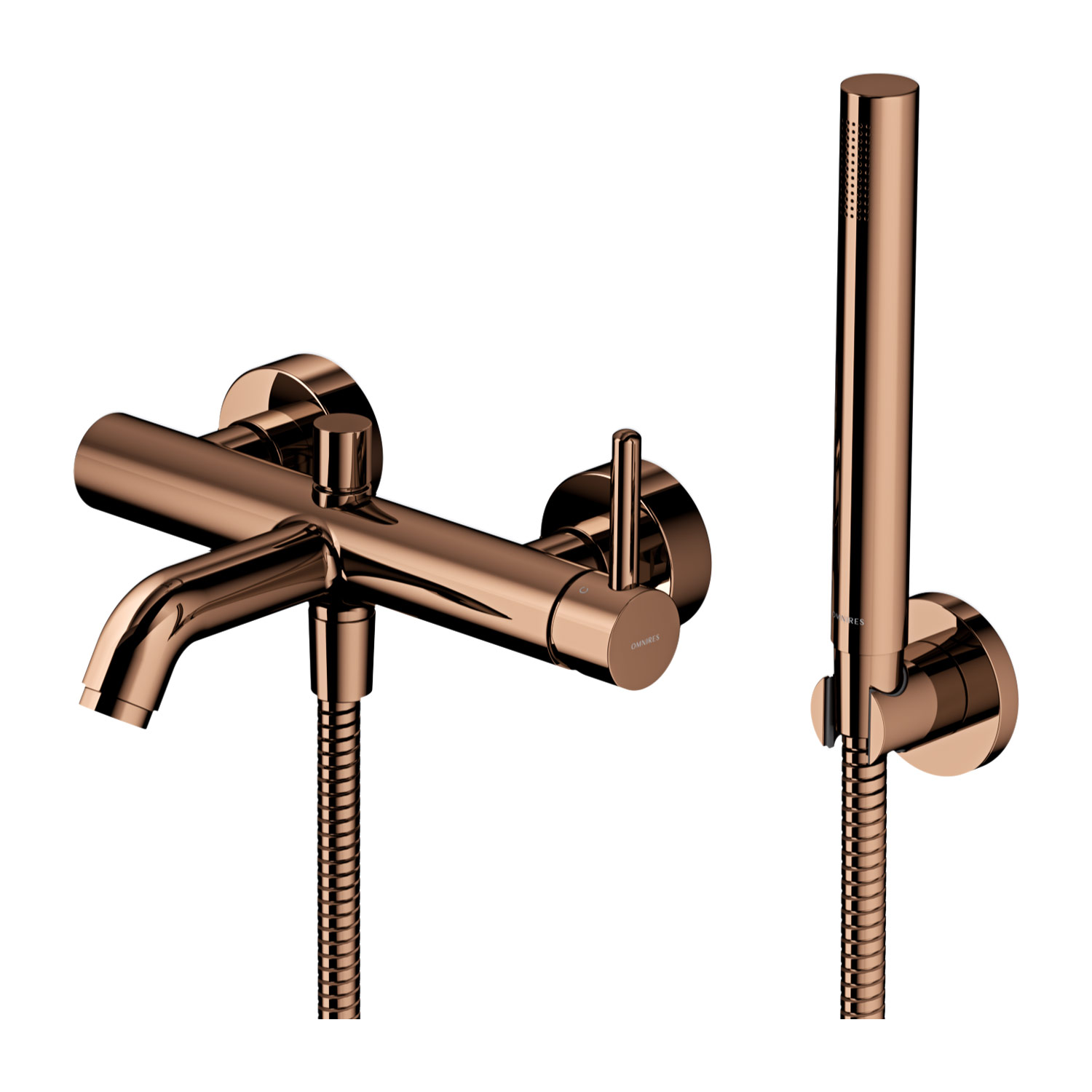 Omnires Y mitigeur bain-douche murale cuivre Y1231CP