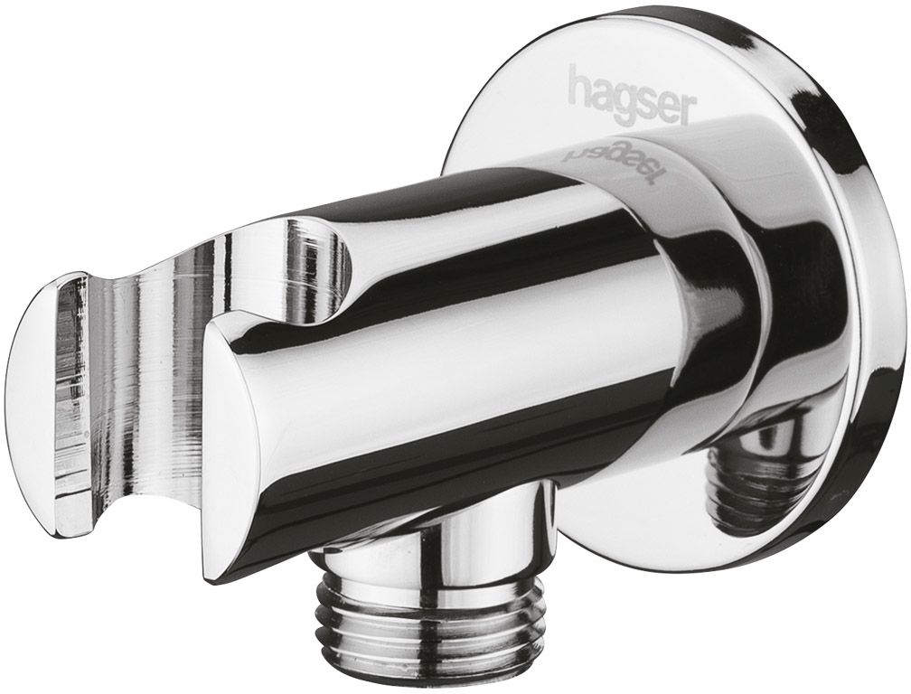 Hagser Kerstin raccord coudé avec support chrome HGR11000037