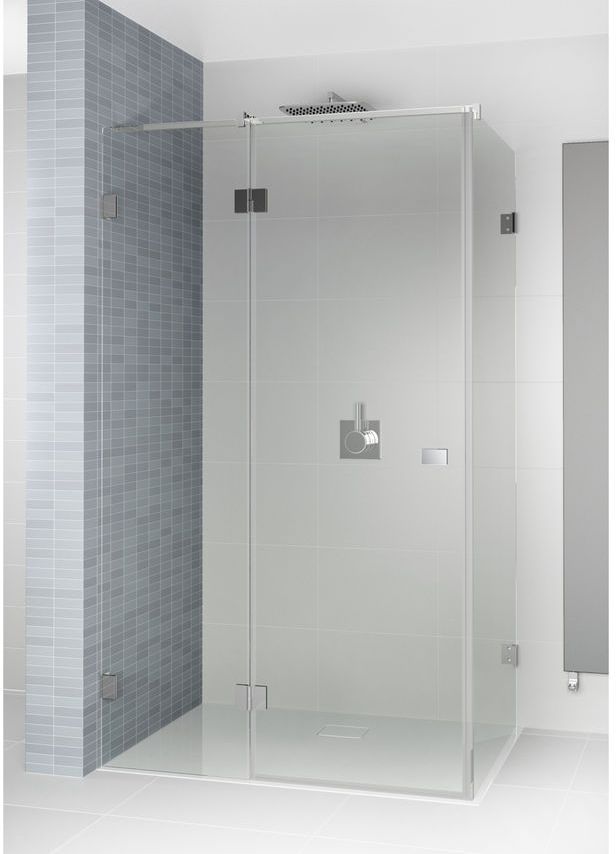 Riho Scandic cabine de douche 120x80 cm carrée noir mat/verre transparent G001063121