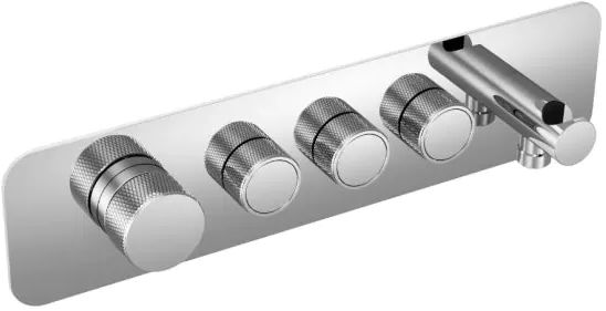 Excellent Krotos mitigeur bain-douche encastrée chrome AREX.8036CR