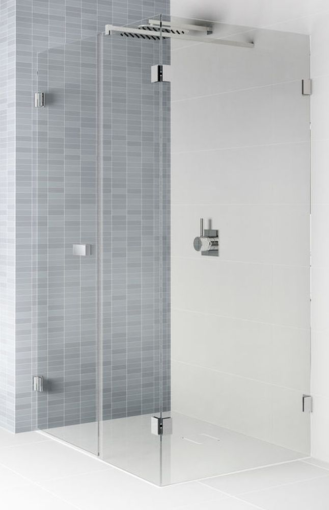 Riho Scandic cabine de douche 80x80 cm carrée noir mat/verre transparent G001077121