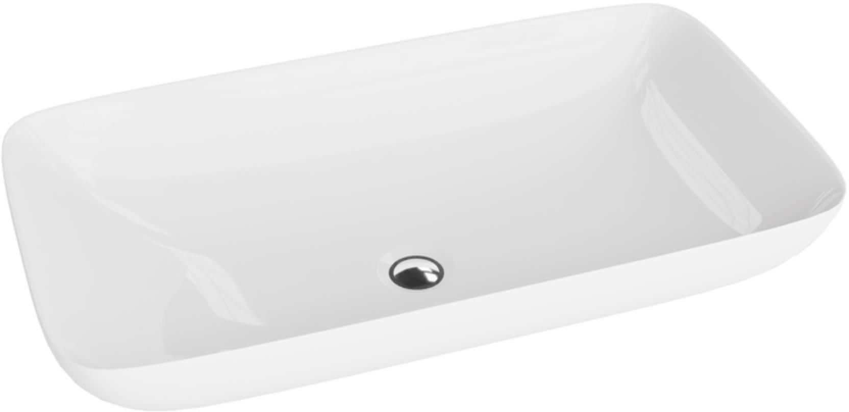 LaVita Toro lavabo 70.5x39 cm rectangulaire à poser blanc 5908211479705